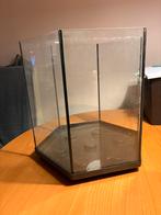 6 hoekig aquarium, Ophalen, Gebruikt, Leeg aquarium