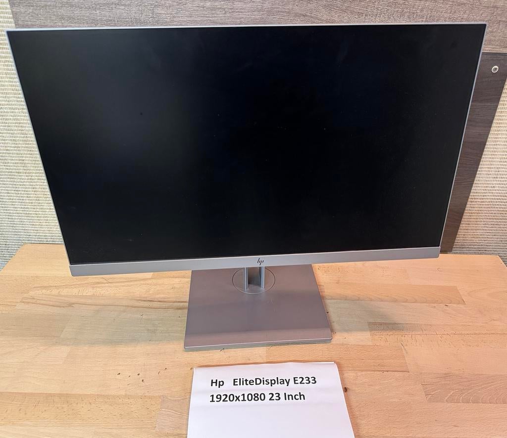 Hp Elitedisplay 23 Inch 1920x1080, IPS, Full HD, Ophalen of Verzenden, Zo goed als nieuw