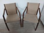Vintage Deense Design Teakhouten Stoelen jaren 60, Ophalen, Gebruikt, Twee, Bruin