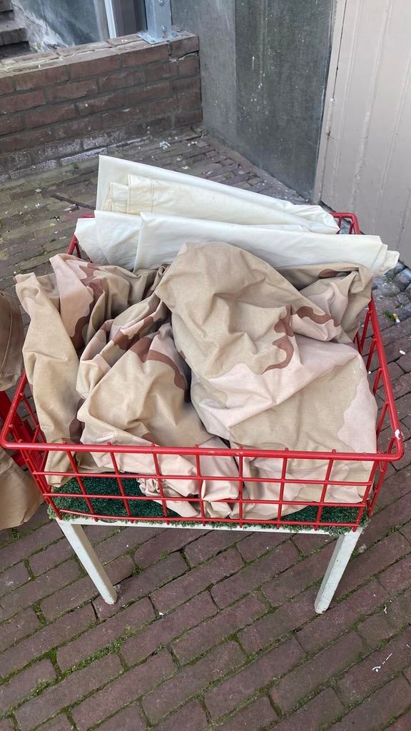 Rugzak overtrek . Sneeuw of desert camo. Ex Nederlands leger, G, G, G, Ophalen of Verzenden