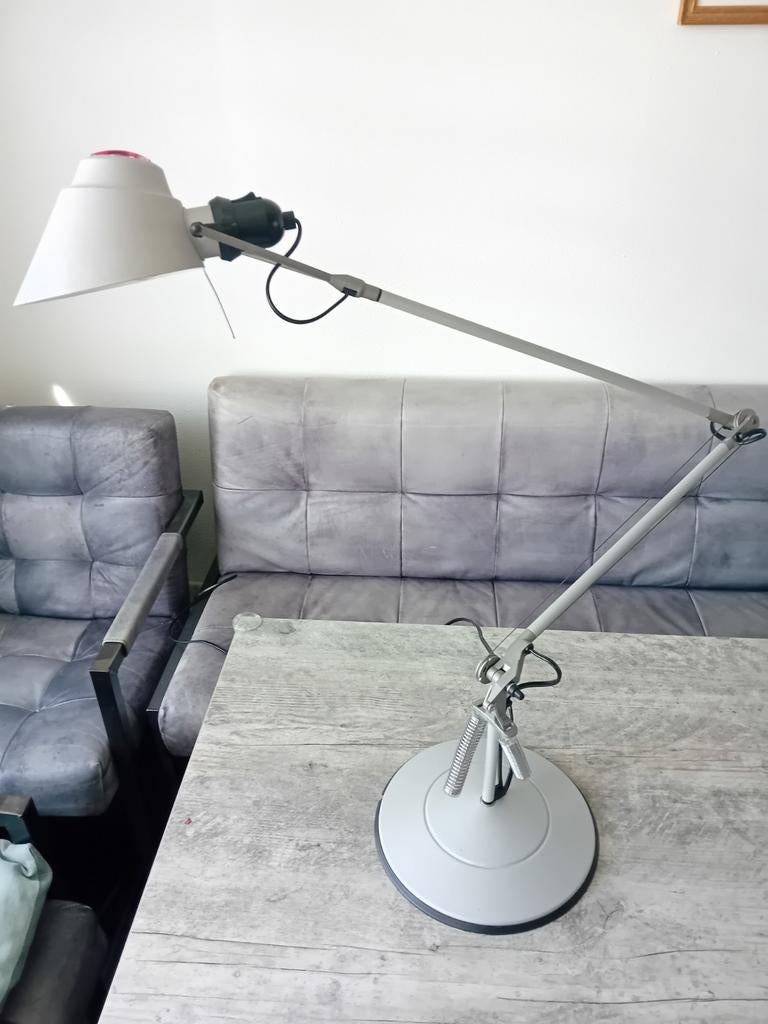 Lumina Tangram tafellamp - Walter Monici design, Huis en Inrichting, Ophalen of Verzenden, Gebruikt, Metaal, 50 tot 75 cm