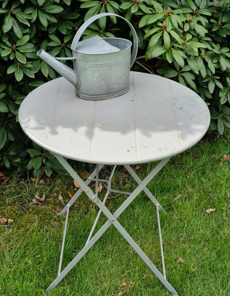 Tuintafel metaal, Tuin en Terras, Ophalen of Verzenden