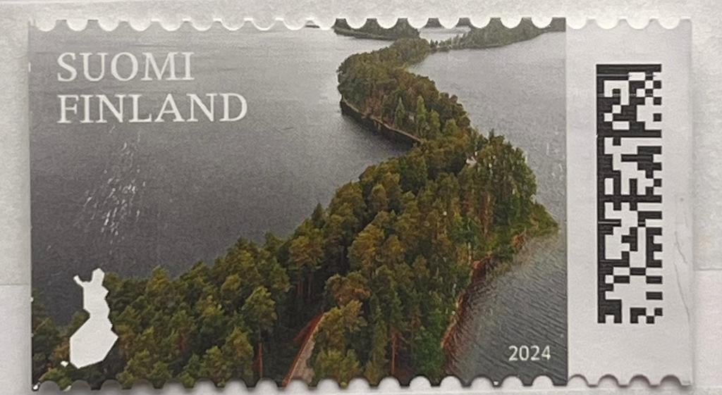 Postzegel Finland 2024 Nationale landschappen, Verzenden, Finland, Gestempeld