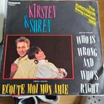 Kirsten & Søren Who Is Wrong And Who's Right (Eurovision 1, Gebruikt, Fotohoes, 7 inch, Ophalen of Verzenden