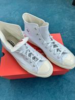 NIEUW Converse All  Stars Hoge Sneaker Wit Leer EU46, Kleding | Heren, Schoenen, Verzenden, Wit, Nieuw, Sneakers of Gympen
