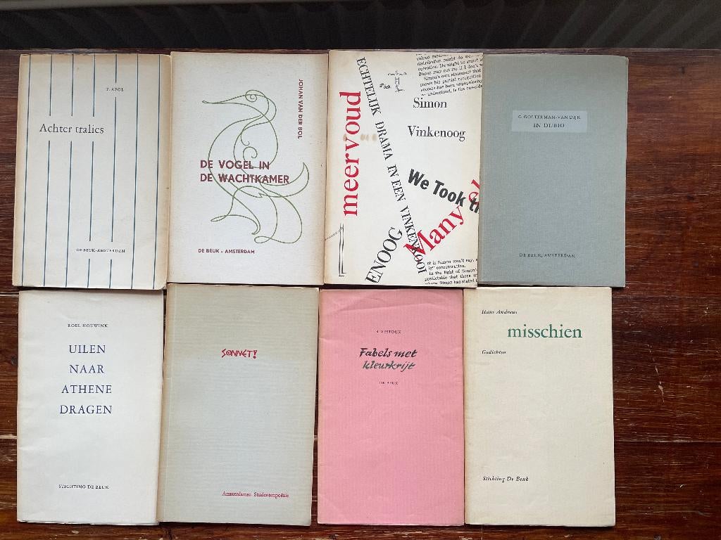 8 exemplaren Stichting De Beuk Gedichten 1 jaren '50, Ophalen of Verzenden, Gelezen, Stichting De Beuk, Meerdere auteurs