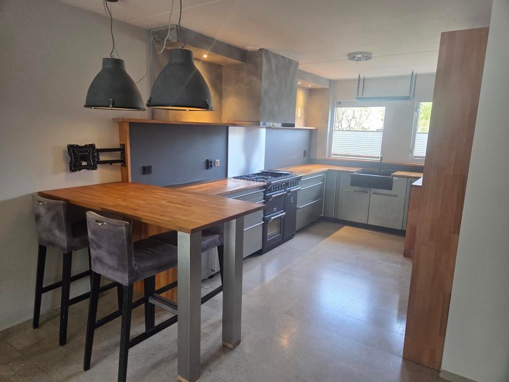 Complete keuken te koop €1000,-, Huis en Inrichting, Keuken | Complete keukens, Gebruikt, Wit, Ophalen