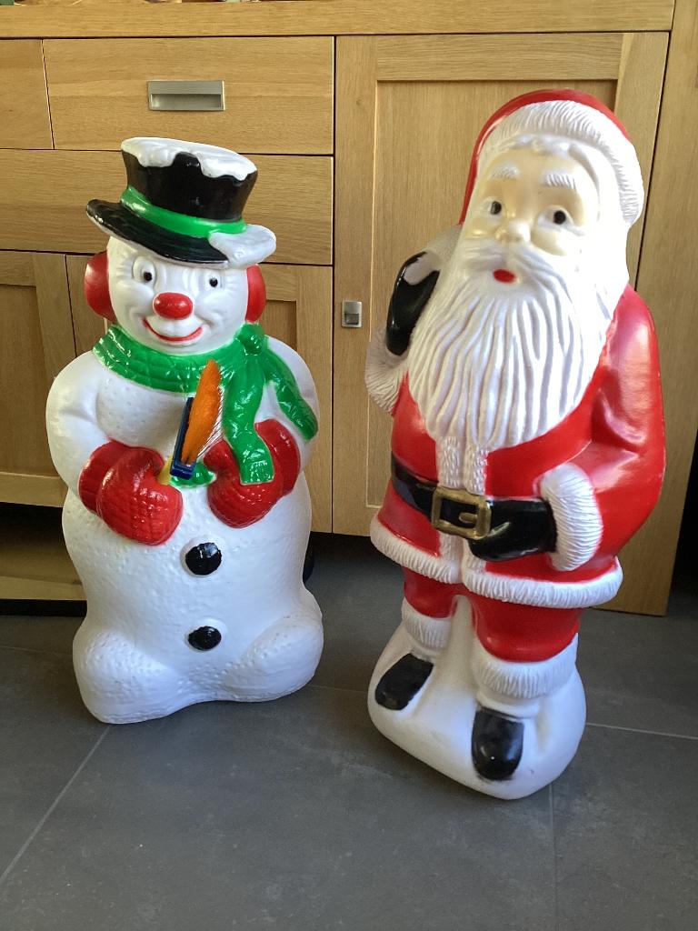 Kerstman en sneeuwpop, Ophalen, Gebruikt