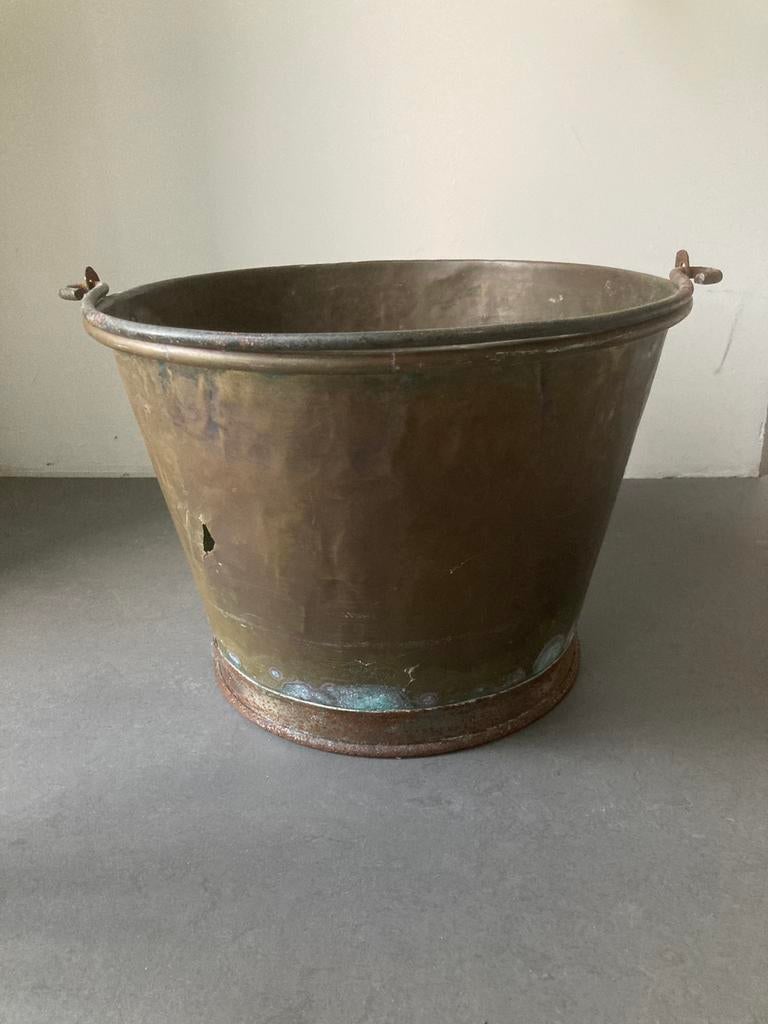 Koperen emmer, Antiek en Kunst, Ophalen of Verzenden