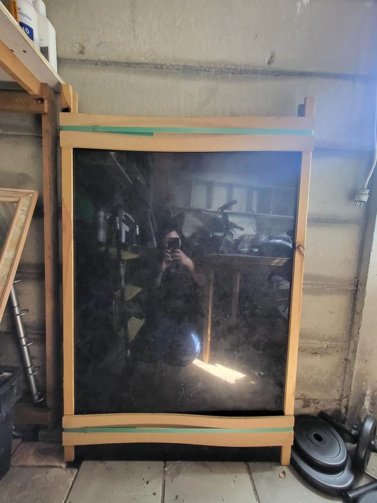 Zwart natuurstenen tafelblad 78x118 cm, Ophalen, Overige materialen, 100 tot 150 cm, Nieuw