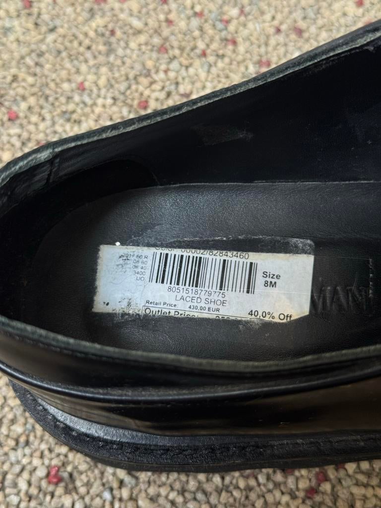 Emporio Armani Nette Schoenen Zwart Maat 42, Ophalen of Verzenden, Gedragen, Zwart, Veterschoenen