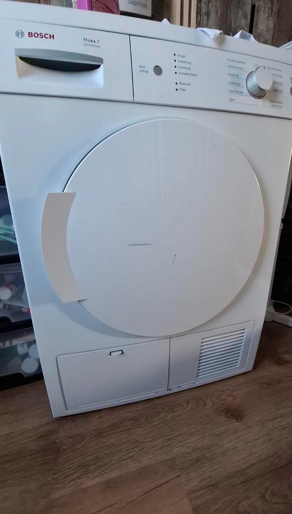Bosch Maxx 7 Sensitive wasdroger, Witgoed en Apparatuur, Wasdrogers, Gebruikt, Condens, 6 tot 8 kg, 85 tot 90 cm, Ophalen
