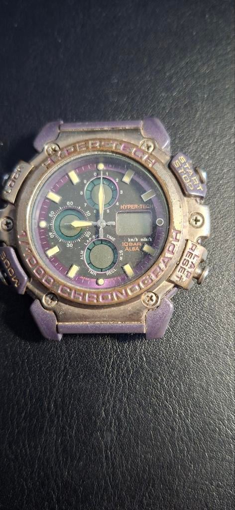 Seiko Alba hypertech horloge, Sieraden, Tassen en Uiterlijk, Verzenden, Staal, Seiko, 1960 of later