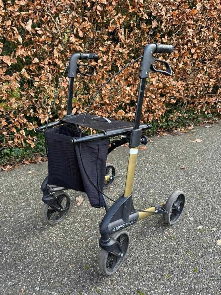 Rollator Topro Troja Original M GOUD softbanden, Diversen, Rollators, Ophalen, Opvouwbaar, Gebruikt