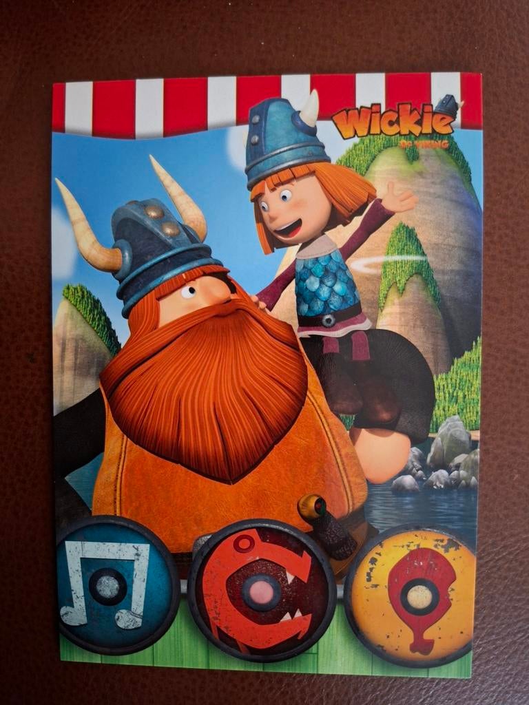 4 Nieuwe Wickie de Viking Ansichtkaarten - Ongebruikt!, Verzamelen, Ophalen of Verzenden, 1980 tot heden, Ongelopen, Cultuur en Media