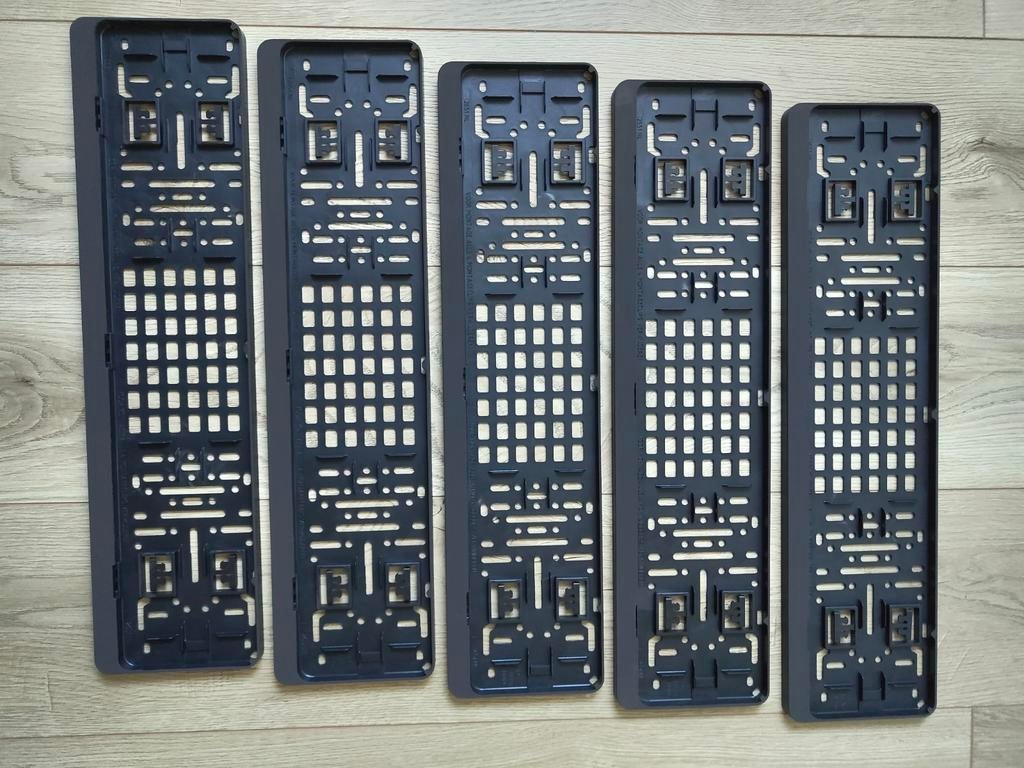 Kentekenplaathouders – Zwart – Universeel (Nieuw), Ophalen of Verzenden, Nieuw