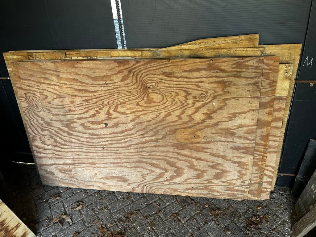 Triplex platen, Doe-het-zelf en Verbouw, Ophalen, Gebruikt, Minder dan 25 mm, Overige typen