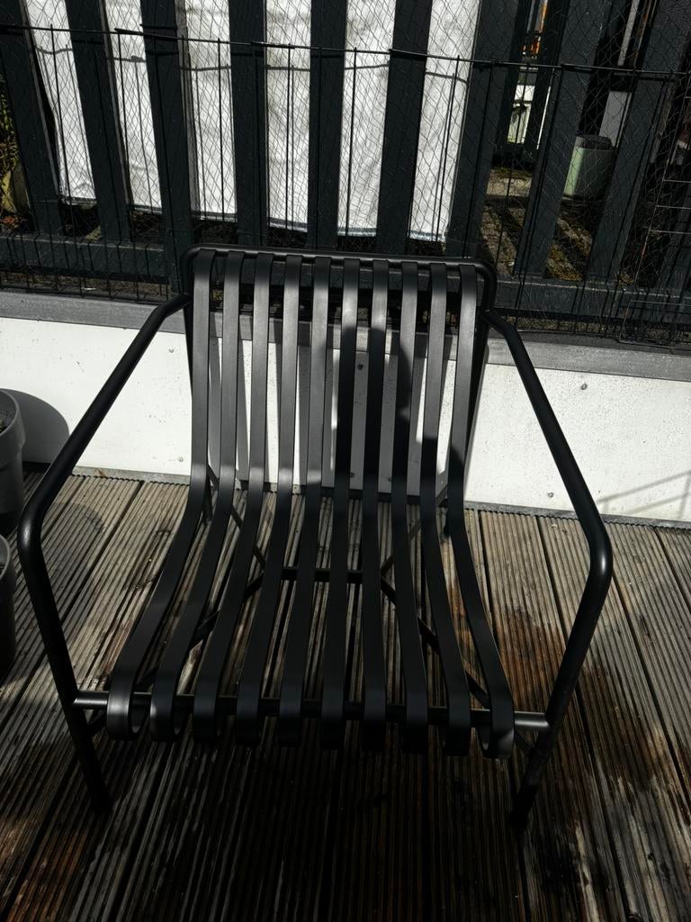 Hay Palissade Low outdoor black tuinstoel, Ophalen, Zo goed als nieuw