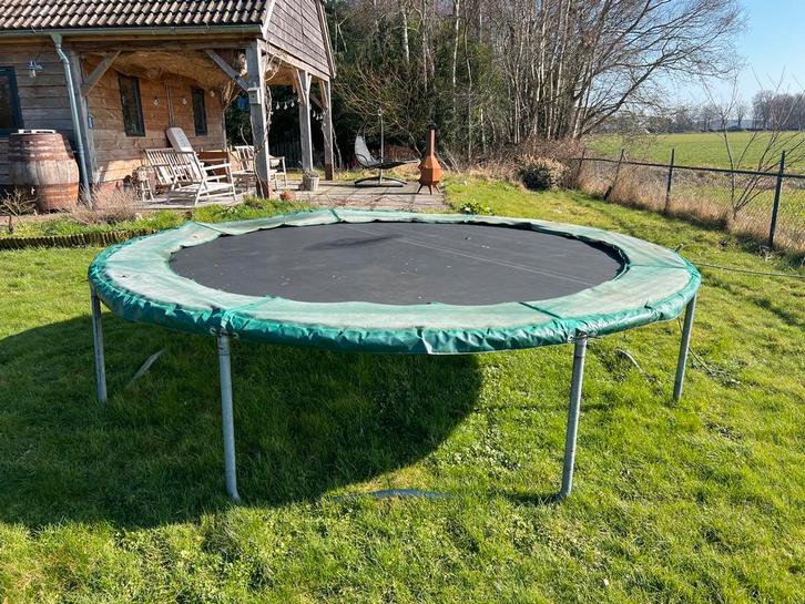 Grote trampoline, Kinderen en Baby's, Speelgoed | Buiten | Trampolines, Gebruikt, Ophalen