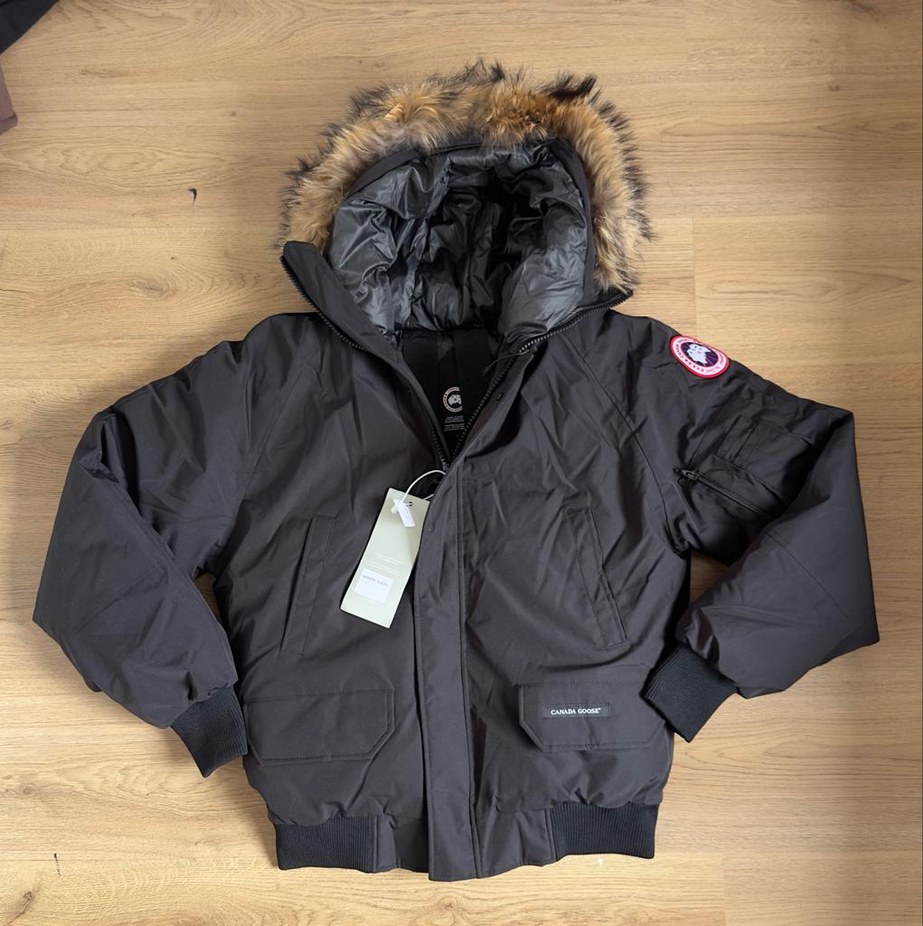 Canada Goose Jas Zwart met Bontkraag - Maat M, Kleding | Heren, Jassen | Winter, Nieuw, Maat 48/50 (M), Zwart, Ophalen of Verzenden