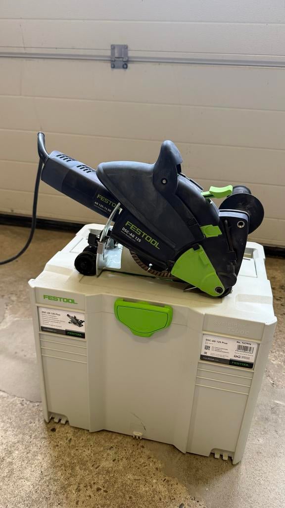 Festool DSC-AG 125 doorslijpmachine, Ophalen, Gebruikt, Haakse handslijpmachine