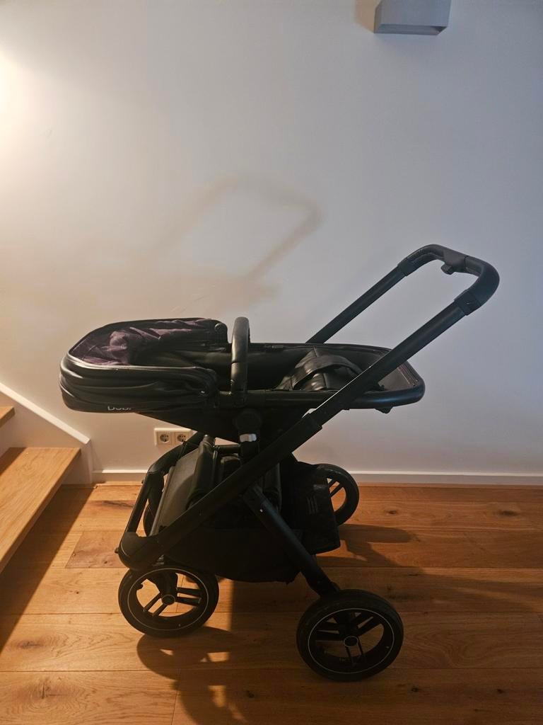 Dubatti One kinderwagen met accessoires, Gebruikt, Verstelbare duwstang, Ophalen, Kinderwagen