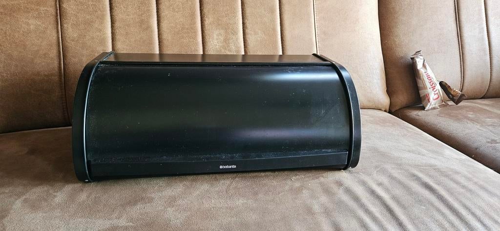 Brabantia Broodtrommel - Zwart, Huis en Inrichting, Keuken | Keukenbenodigdheden, Ophalen, Gebruikt, Zwart, Metaal