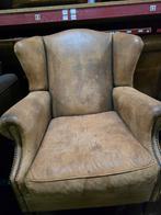 Schapenleren Oorfauteuil - GRATIS BEZORGING, Gebruikt, N.V.T., Vintage, 75 tot 100 cm