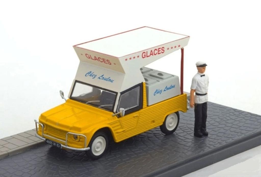 CITROEN Meharie Ijscokar van Glace chez Loulou schaal 1/43, Verzenden, Nieuw, Auto, Overige merken