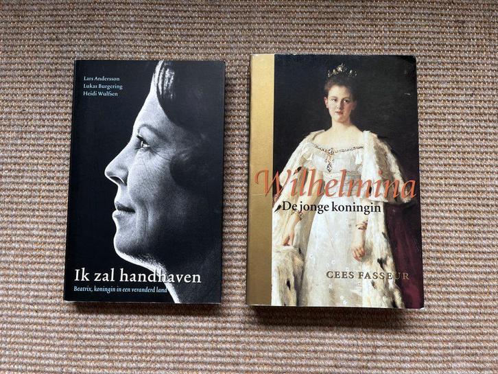 Wilhelmina - De jonge Koningin + Beatrix - Ik zal handhaven, Boeken, Biografieën, Gelezen, Politiek, Ophalen of Verzenden
