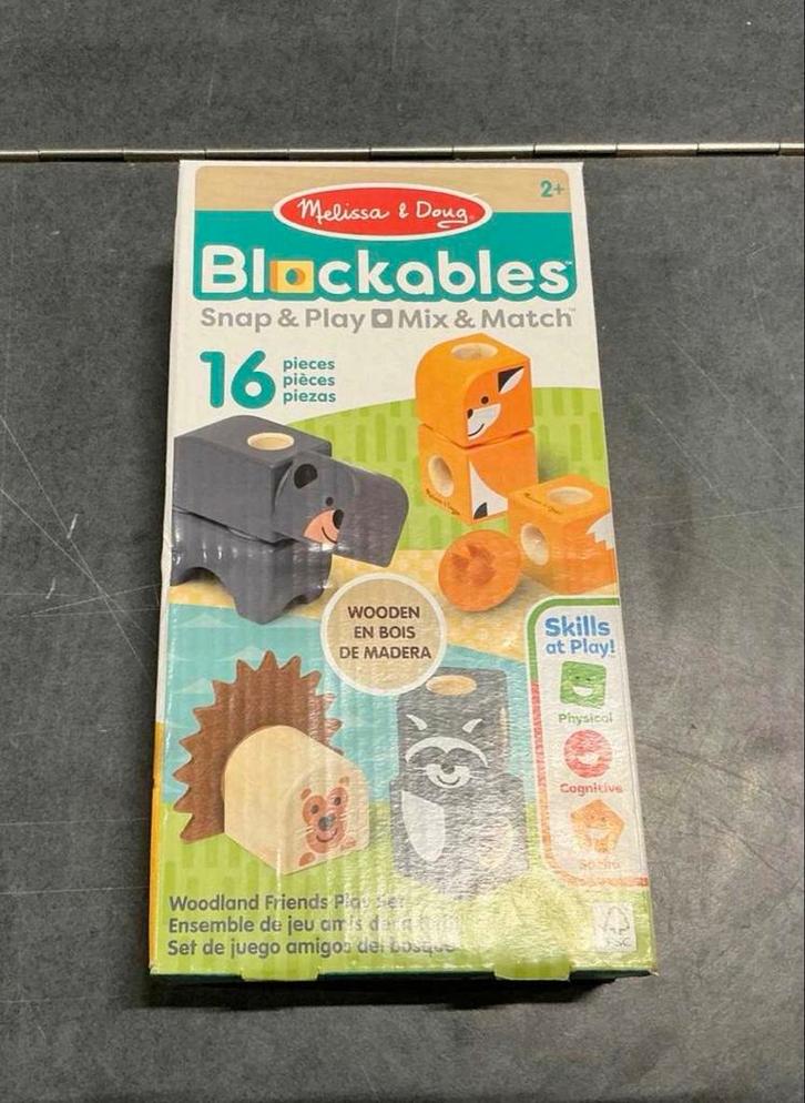 Partij 90 stuks Melissa & Doug Blockables Woodland Friends, Kinderen en Baby's, Speelgoed | Babyspeelgoed, Nieuw, Overige typen
