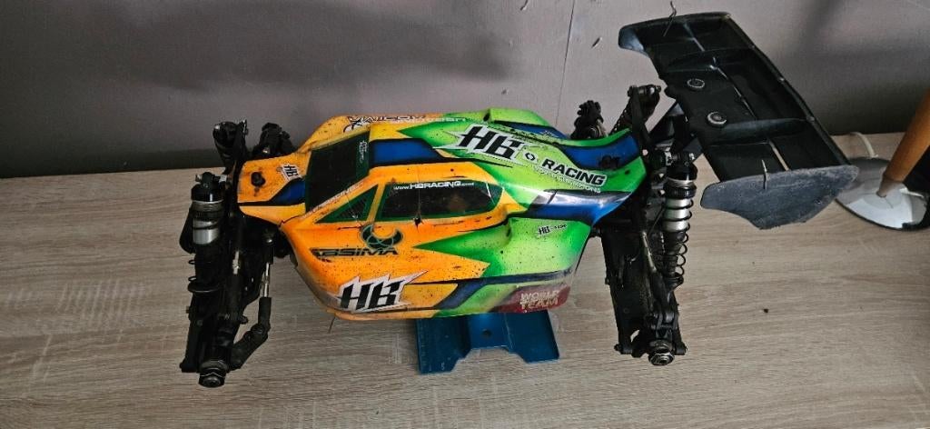HB E819 Buggy 1/8, Auto offroad, Zo goed als nieuw, RTR (Ready to Run), Schaal 1:8