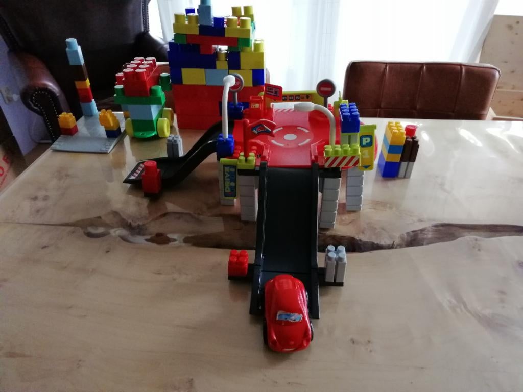 Autobaan plastic bouwblokken, Ophalen of Verzenden, Gebruikt, Elektrisch, Overige merken