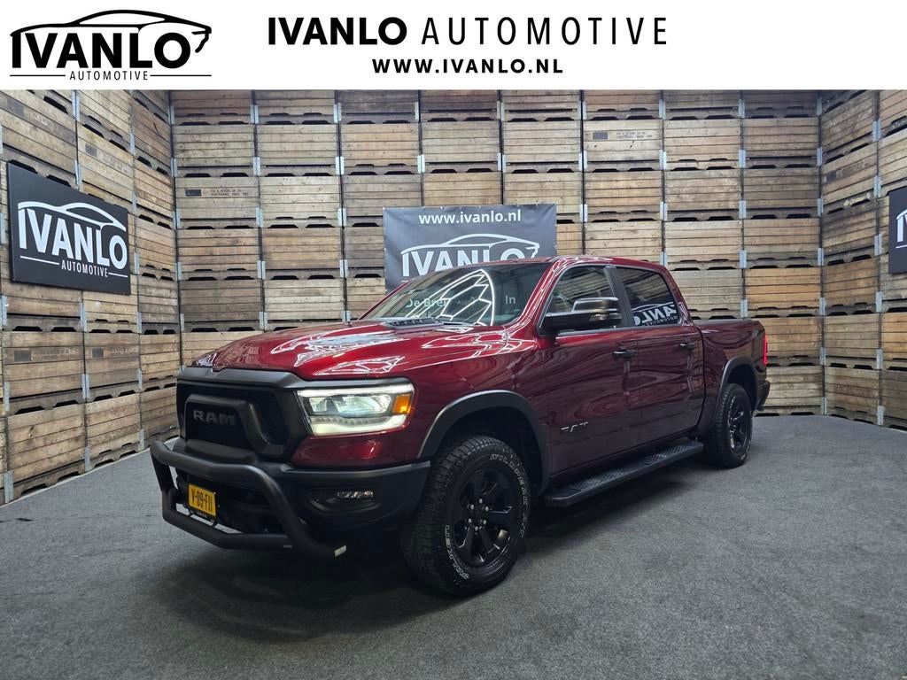 Dodge Ram 1500 5.7 V8 4x4 Crew Cab Longhorn REBEL BUll Bar L, Auto's, Automaat, Gebruikt, 5654 cc, Bedrijf