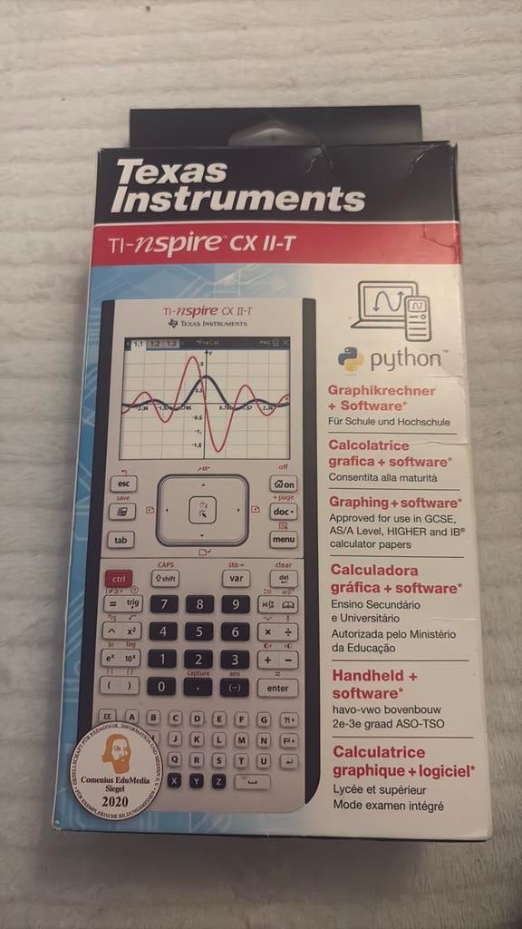 Nieuw in doos Texas Instruments TI-Nspire CX II-T, Diversen, Rekenmachines, Ophalen, Grafische rekenmachine, Nieuw