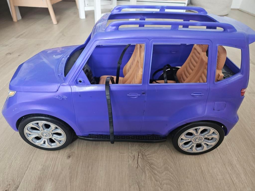 Barbie auto glam SUV 4 zits, speelgoed, Ophalen, Gebruikt