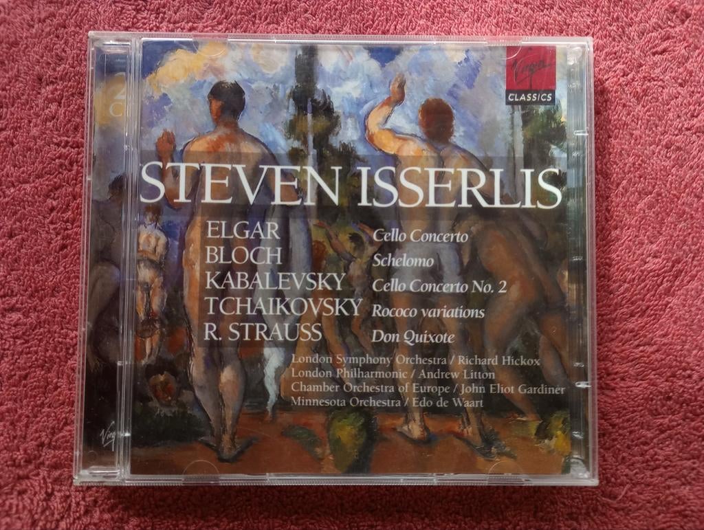 Elgar Bloch Kabalevsky Tchaikovsky e.a - Steven Isserlis 2CD, Gebruikt, Met libretto, Ophalen of Verzenden, Romantiek
