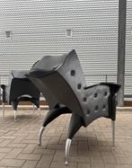 2x Bořek Šípek Maletak Lounge Chairs for Maletti, 1990s, Ophalen, Gebruikt, Leer, -