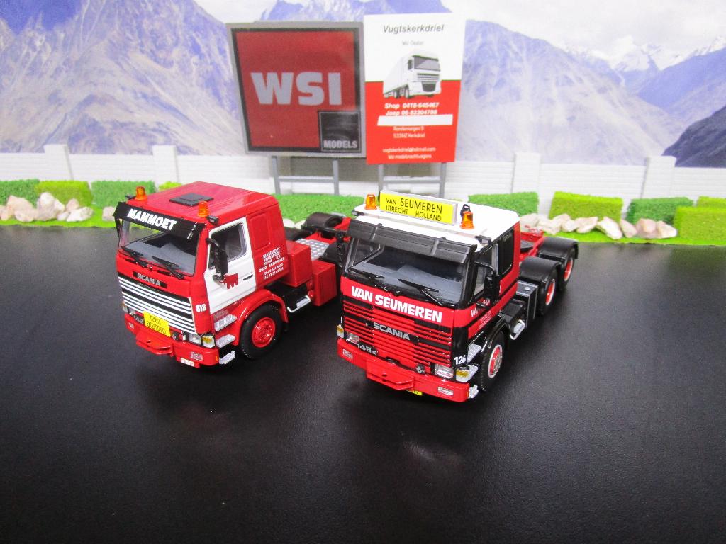 Wsi 410309 Mammoet & Van Seumeren. Scania 142 V8 6x4, Ophalen, Nieuw, Bus of Vrachtwagen, Wsi