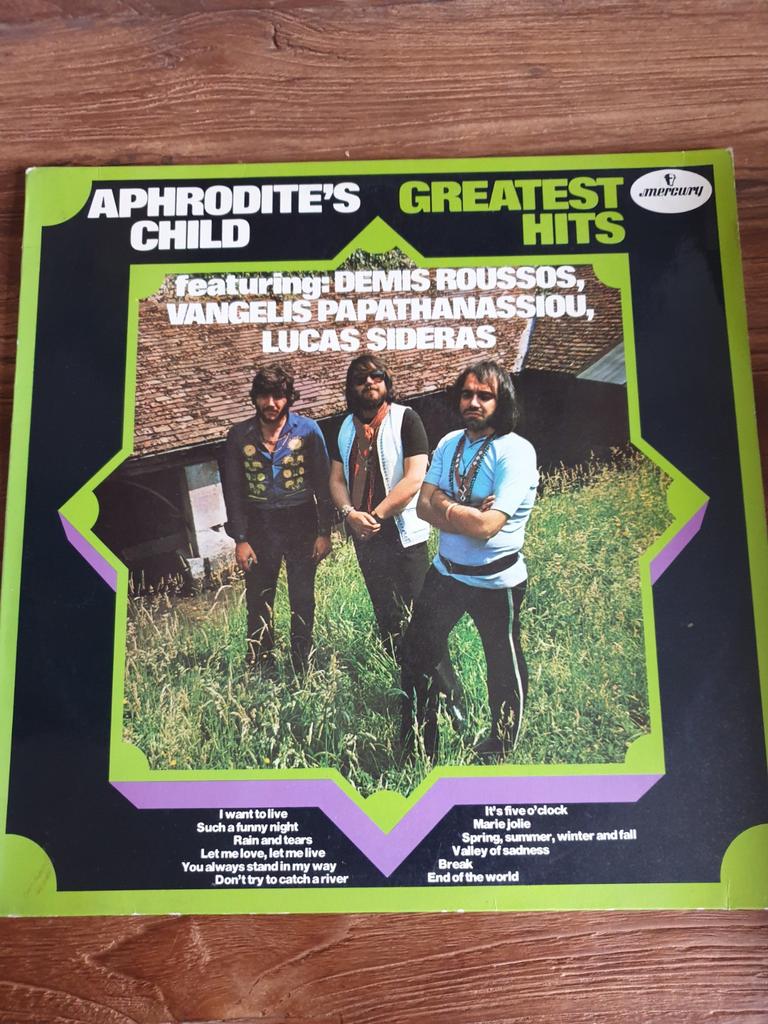Aphrodite's Child - Greatest Hits LP (Mercury, 1970s), Cd's en Dvd's, Vinyl | Pop, Gebruikt, Complilatie, 1970 - 1979, 12 inch