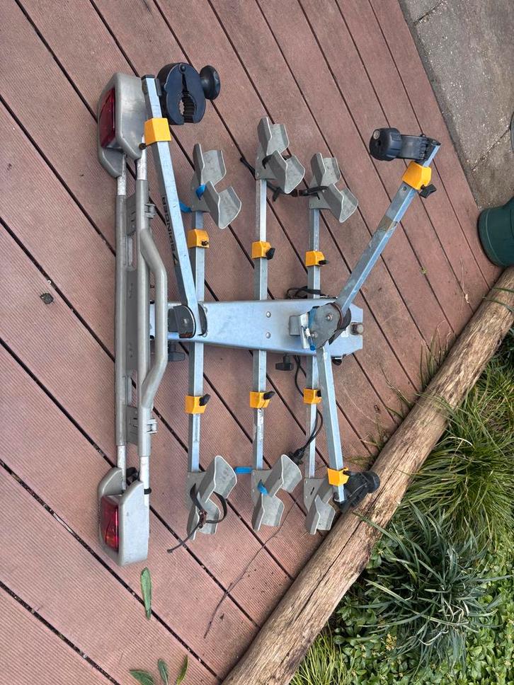 Spinder Fietsendrager voor 3 fietsen, Auto diversen, Fietsendragers, Gebruikt, Trekhaakdrager, 3 fietsen of meer, Ophalen