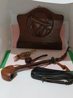 Antiek Pijpenrek met Pijpen., Ophalen of Verzenden