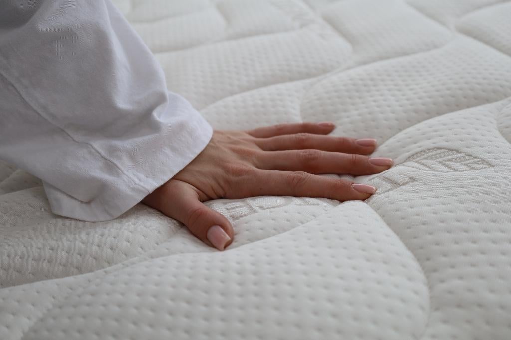 Topmatras Traagschuim / Latex – Tencel Hoes – Luxe Topper, Ophalen of Verzenden, Matras, 180 cm, 200 cm