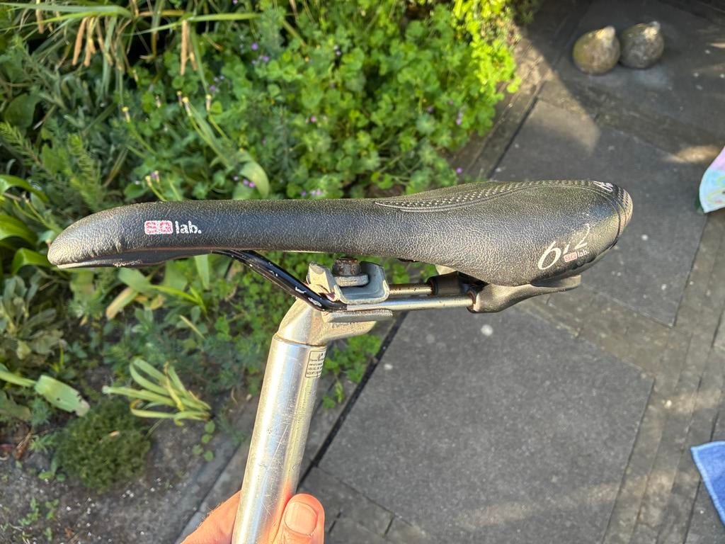 SQlab 612 Fietszadel - Ergonomisch en Comfortabel, Gebruikt, Kunststof, Ophalen of Verzenden, Zadel