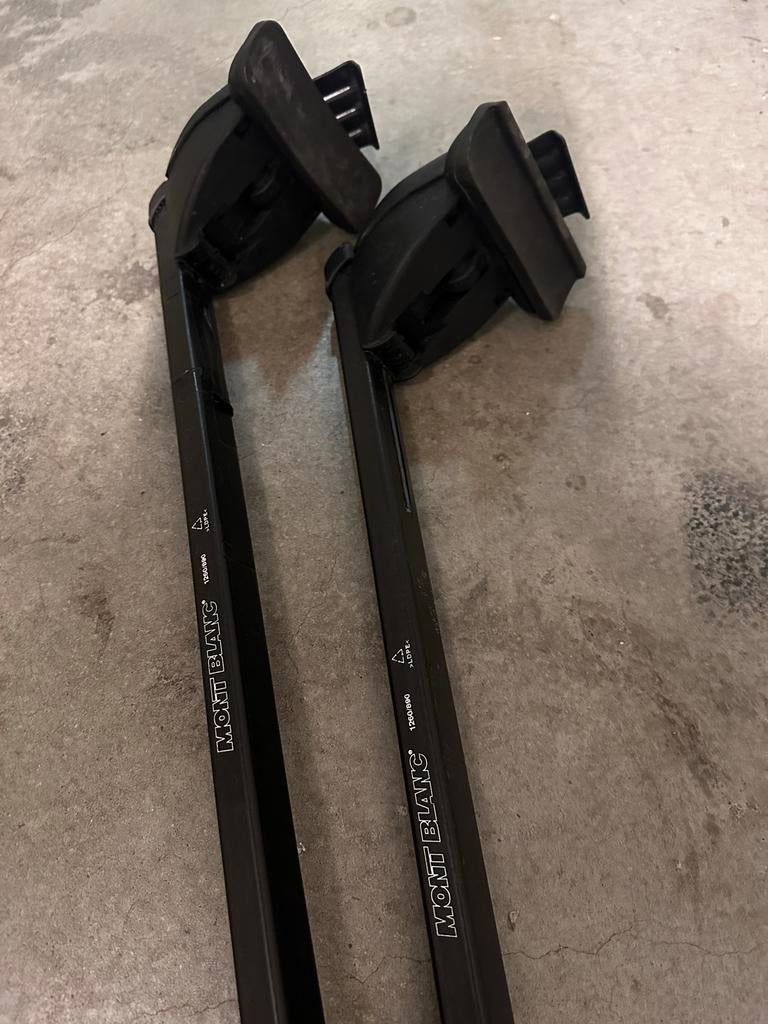 Mont Blanc dakdragers - Gebruikt, Auto diversen, Dakdragers, Ophalen, Gebruikt
