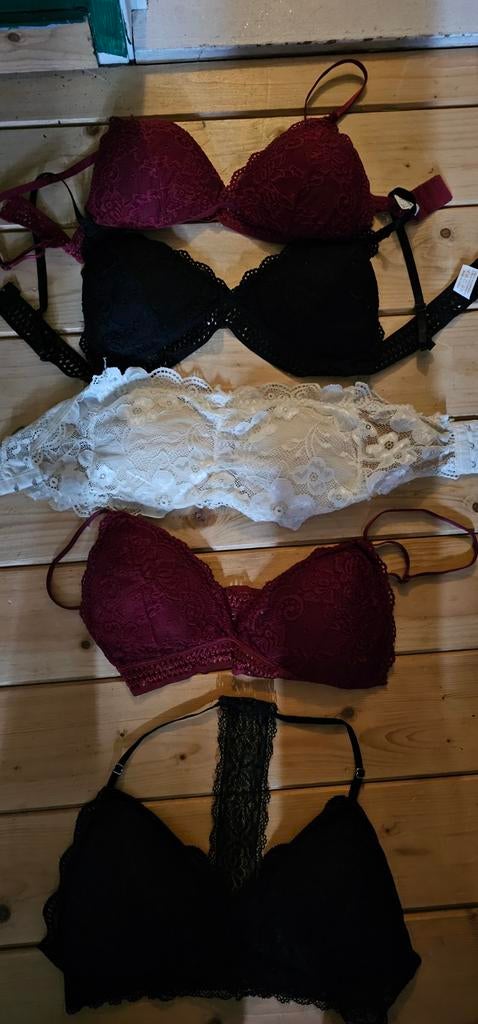 Nieuwe Bralettes / Bh's / Lingerie, Ophalen, Zwart