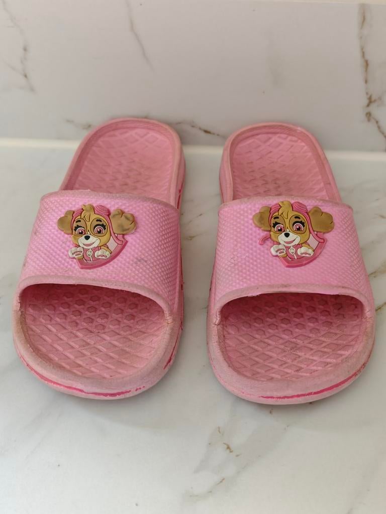 Roze Paw Patrol Skye slippers maat 25/26, Gebruikt, Meisje, Schoenen, Ophalen of Verzenden