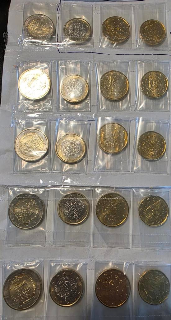 San Marino munten, Postzegels en Munten, Munten | Europa | Euromunten, Ophalen of Verzenden, San Marino, 2 euro