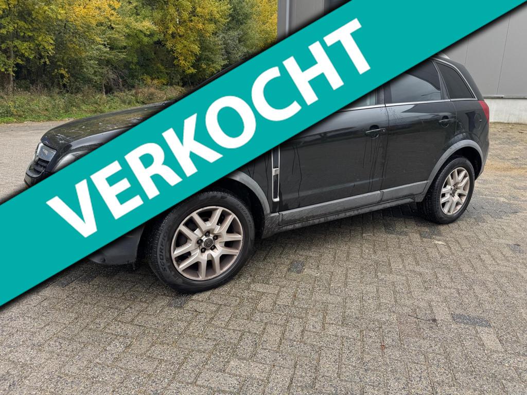 Opel Antara 2.4-16V Temptation 4x4 Navi, Auto's, Opel, Stof, Gebruikt, Zwart, 4 cilinders