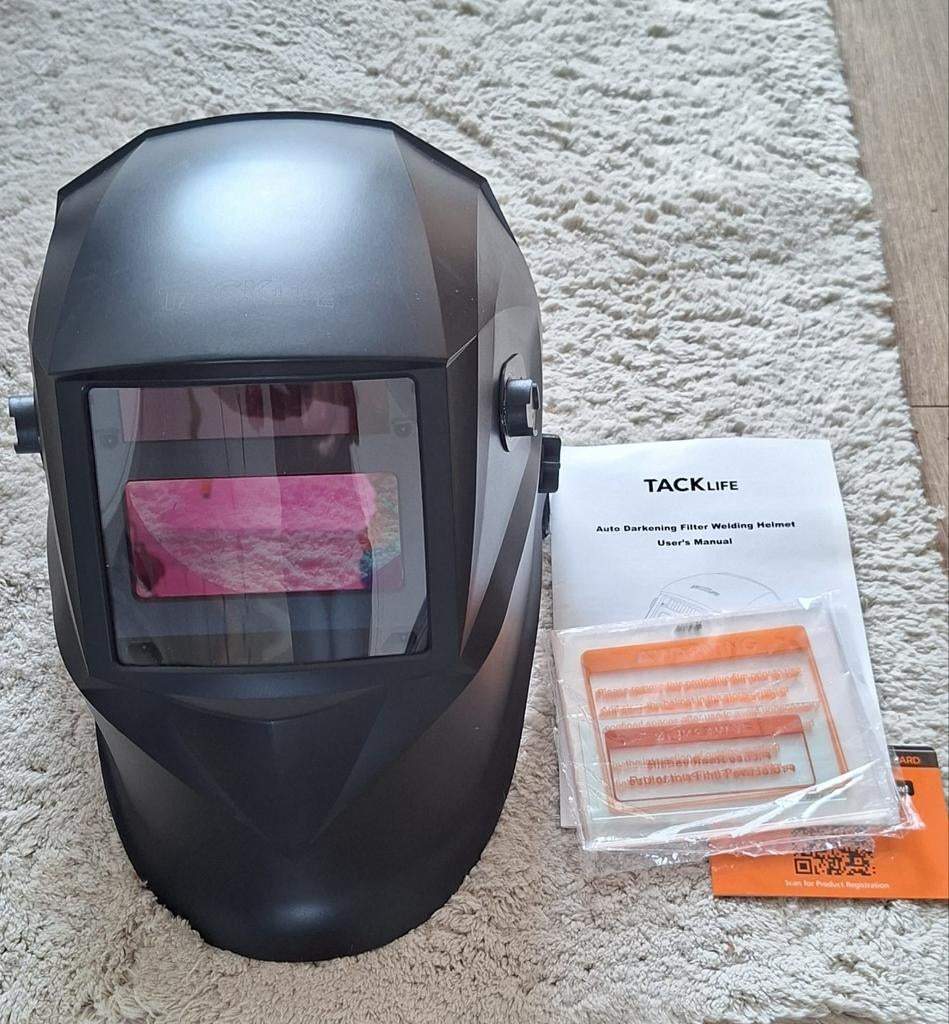 Kibani automatische lashelm zwart, Ophalen